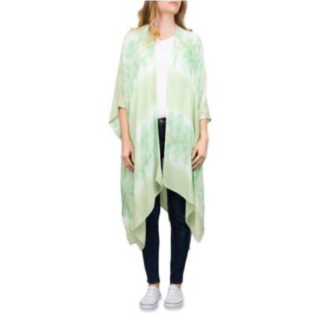 Rachel Roy Key Lime Tie Dye Kimono - Picture 7 of 7